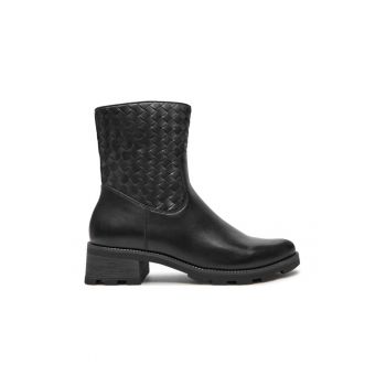 Botine dama -  304310 - Piele naturala - Negru