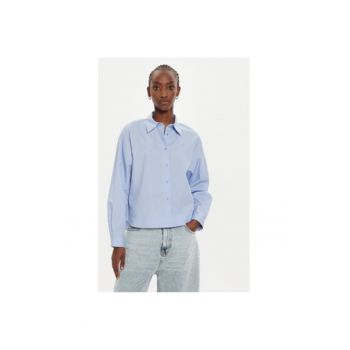 Camasa dama -  304280412 - Bumbac - Albastru