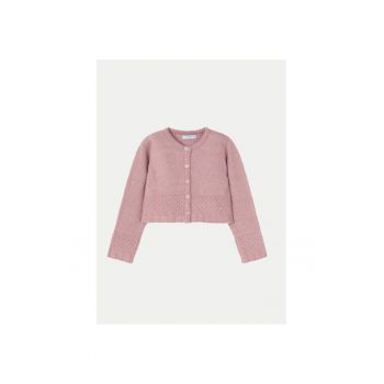 Cardigan fete -  304320460 - Acril/Poliamida - Roz