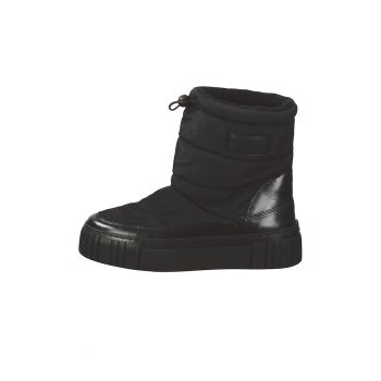 Cizme cu insertii de piele - fara inchidere