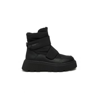 Cizme dama -  22730 - Piele ecologica - Negru
