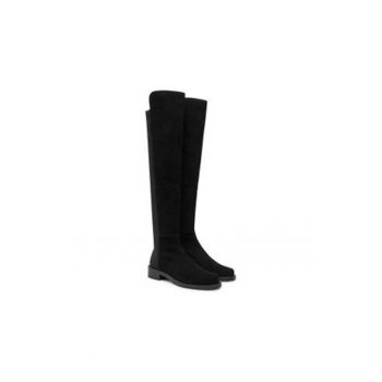 Cizme dama  5050 Bold Boot - piele naturala - negru
