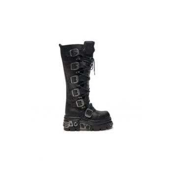 Ghete de lupta  piele ecologica - negru -