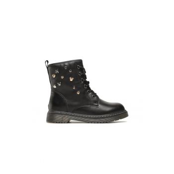 Ghete fete -  5904248125387 - Negru - Piele ecologica