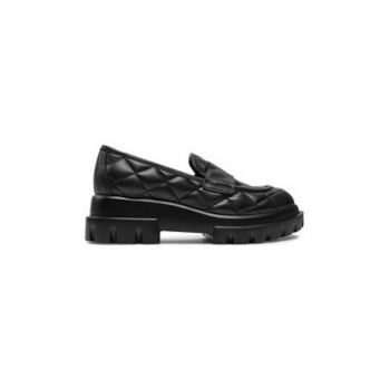Mocasini dama -  piele naturala - negru -