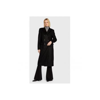 Palton dama -  300923962 - Lana/Poliester - 44 EU - Negru