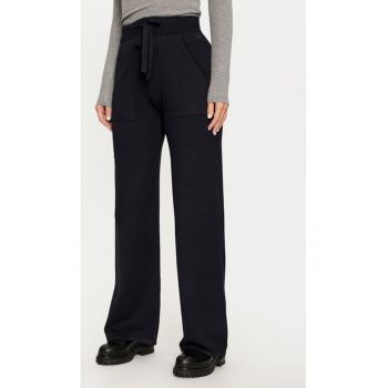 Pantaloni dama -  304396632 - Viscoza/Poliester - Albastru