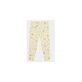 Pantaloni fete -  303816520 - Bumbac - Galben
