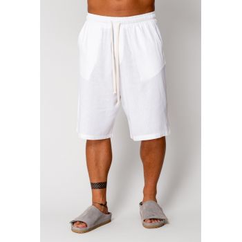 Pantaloni scurt din IN cu snur 17248