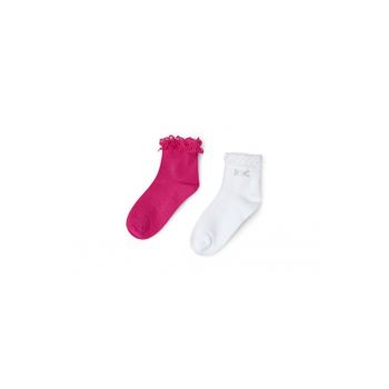 Set 2 perechi de sosete fete -  303855710 - Bumbac/Poliester - 152 CM - Multicolor