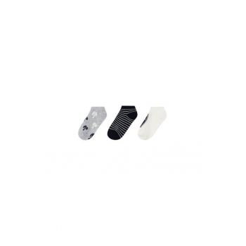 Set 3 perechi de sosete baieti -  303855642 - Bumbac/Poliamida - 164 CM - Alb