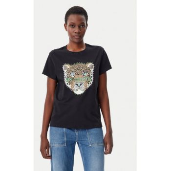 Tricou dama -  305350602 - Bumbac - Negru