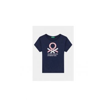 Tricou fete -  303815783 - Bumbac - 168 CM - Albastru