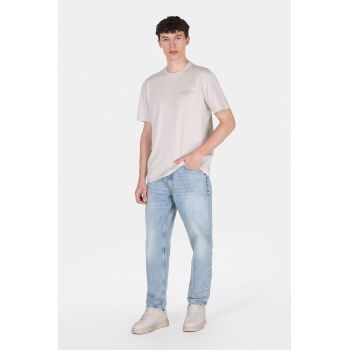 Blugi relaxed-fit cu talie medie