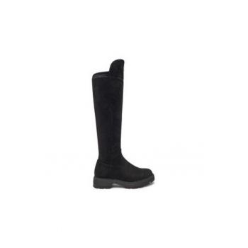 Cizme dama  1-25610-43 - negru - textil