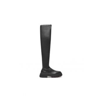 Cizme dama  Tavon - piele naturala - negru -