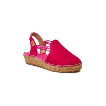 Espadrile dama -  681760 - Piele intoarsa - Roz