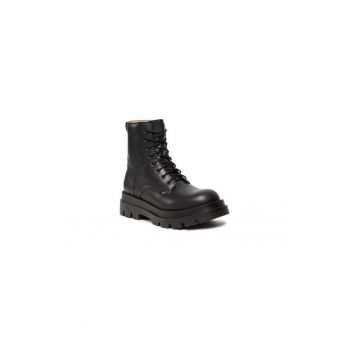 Ghete dama  303092139 - Piele ecologica - Negru