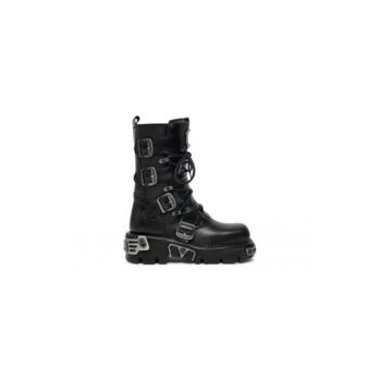 Ghete dama  piele ecologica - negru -