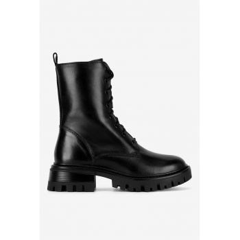 Ghete dama -  RST-BEST-01 - 10 cm - negru -
