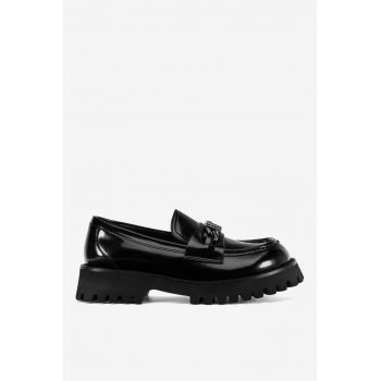 Mocasini dama  5905588882923 - Piele naturala - Negru