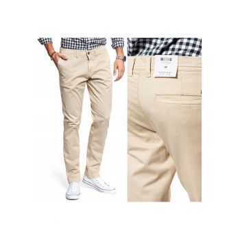 Pantaloni Chinos -  Classic Chino - Croi: Slim Fit - Stil: Chinos - Inaltimea Taliei: Medie - Pantaloni: Conici - W32 EU - W32 X L34 - Bej