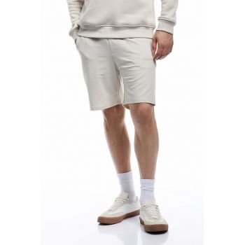 Pantaloni scurti din amestec de bumbac cu snururi