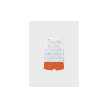 Pijama copii -  302025398 - Bumbac - Elastan - Portocaliu