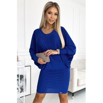 Rochie mini cu sclipici tip liliac -