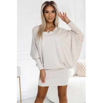 Rochie mini cu sclipici tip liliac -