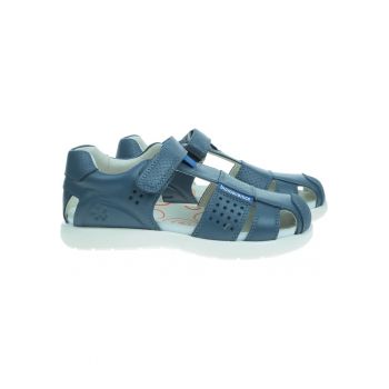 Sandale copii -  Bioevolution - culoare albastru - material textil - piele