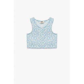Top cu imprimeu floral
