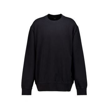 Bluza de trening cu decolteu la baza gatului si mansete elastice