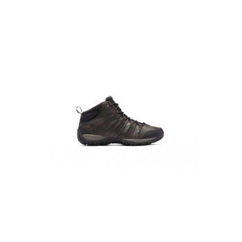Bocanci trekking barbati  303979478 - Piele naturala - Maro
