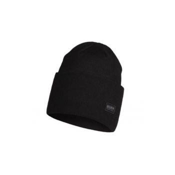 Caciula tricotata  Niels - Unisex - Poliester/Elastan - Negru - One Size