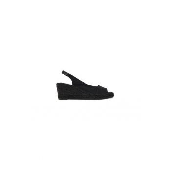 Espadrile dama  305032034 - Textil - Negru
