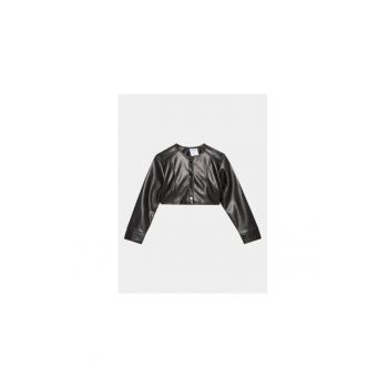 Geaca fete -  302108367 - Piele ecologica - Negru