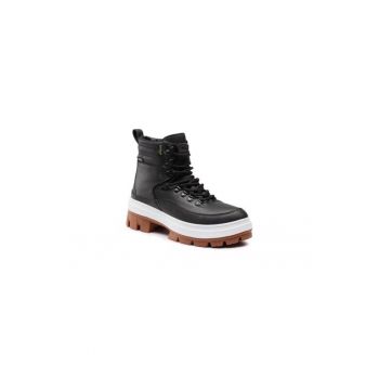 Ghete dama  303105587 - Piele naturala - Negru