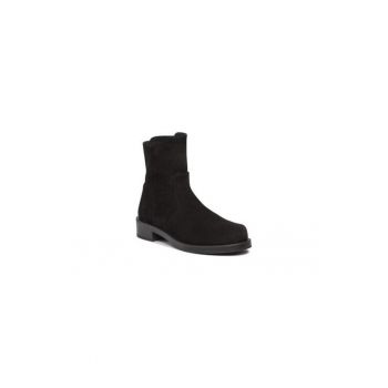 Ghete dama  303219437 - Piele naturala - 40 EU - Negru