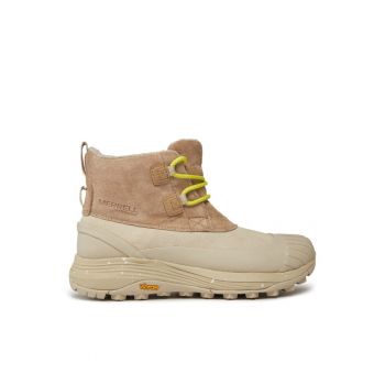 Ghete dama  303449025 - Piele intoarsa - Bej