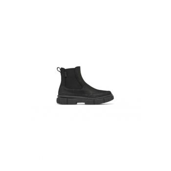 Ghete dama  304095900 - Piele naturala - 37 EU - Negru