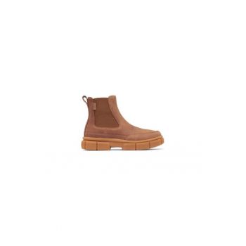 Ghete dama  304095917 - Piele naturala - Maro