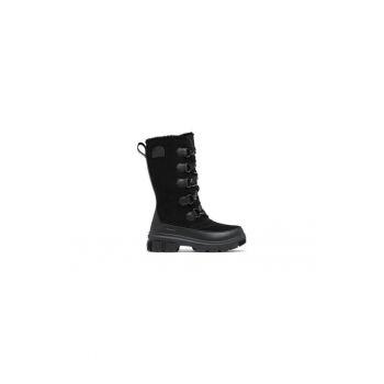 Ghete dama  304096822 - Piele naturala - 37 EU - Negru