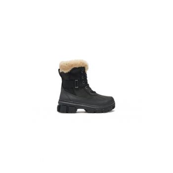 Ghete dama  304096884 - Piele naturala - Negru
