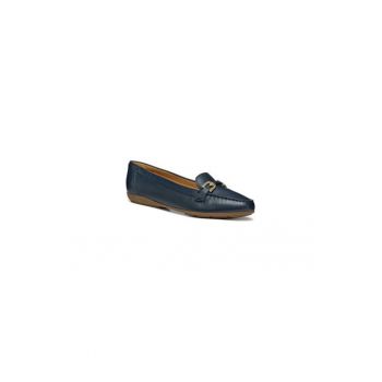Mocasini dama  304460289 - Piele naturala - Albastru