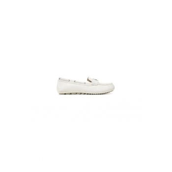 Mocasini dama  304917226 - Piele naturala - Alb