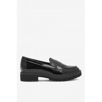 Mocasini dama  5903698013121 - Sintetic - Negru