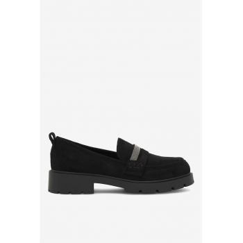 Mocasini dama  5903698041605 - Textil - Negru