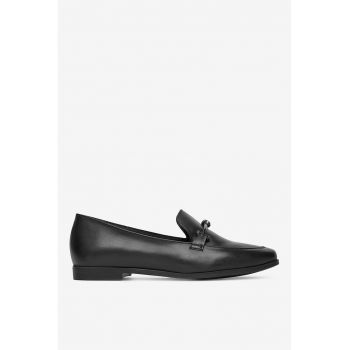 Mocasini dama  5903698591704 - Piele naturala - Negru