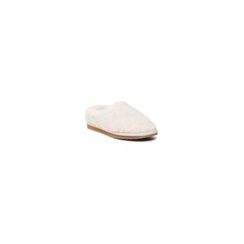 Papuci dama  208550505 - Piele naturala - Alb